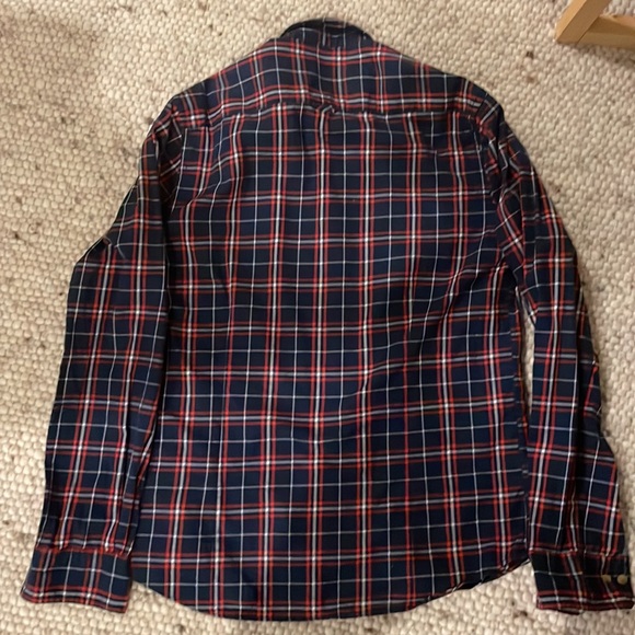 Scotch and Soda plaid cotton shirt sz L - Picture 3 of 4